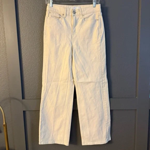 AYR • The Secret sauce high rise straight leg jeans ecru cream - 27 short - Picture 2 of 7